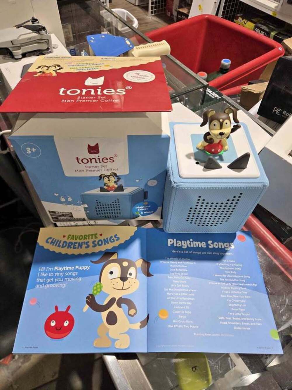 Toniebox 1 Audio Player Starter Set with Playtime Puppy - Listen, Learn, and Pla